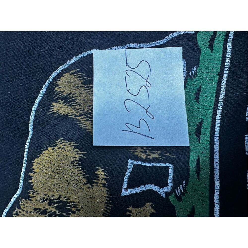 Gildan California Republic Bear Hoodie Pullover Sweatshirt Black Sz M See Notes - Picture 12 of 12